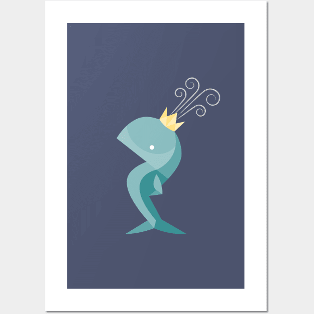 Prince of Whales II Wall Art by slugbunny